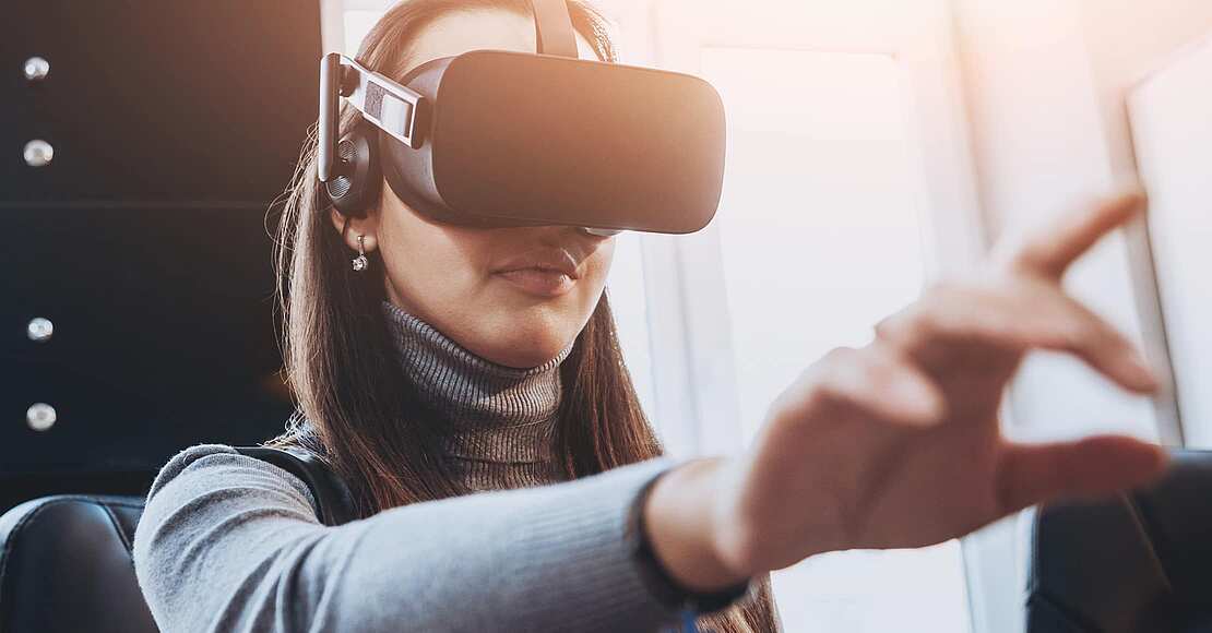VR-Brille (Virtual-Reality-Brille)